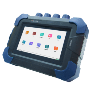 G-Link TRP800 PON OTDR for FTTx live testing, capable of penetrating 1x128 splitters with 45dB dynamic range.