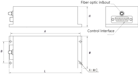 structure of 1×N Multi-Channel Optical Switch