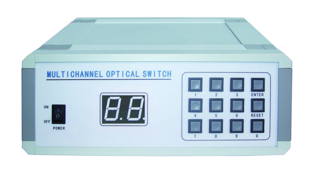 G-Link 1xN Desktop Instrument Optical Switch with LCD display and control buttons