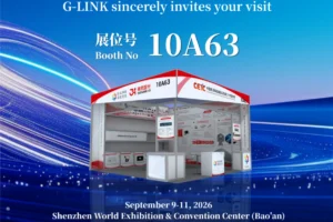 G-Link CIOE 2026 Optical Fiber Testing Solutions Booth 10A63 Invitation
